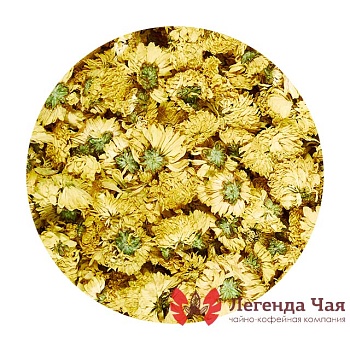 Хризантема Цветок Желтый Крупный Сушеный 