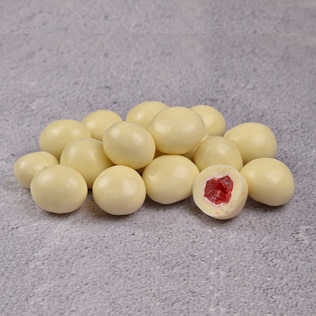 Драже Клюква в белом шоколаде