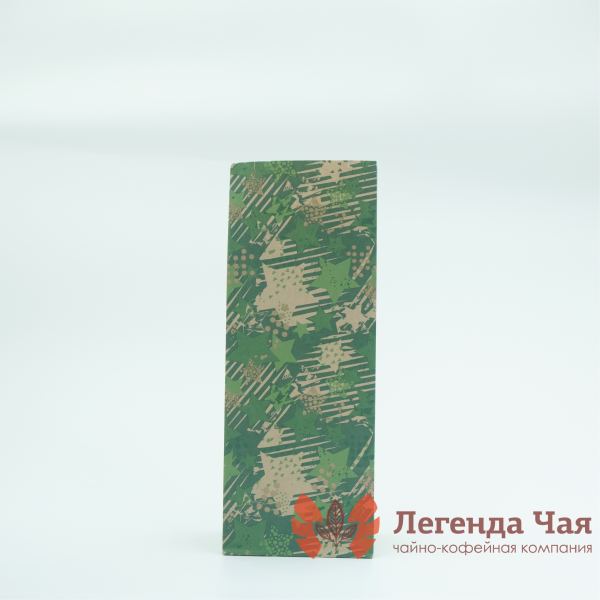 Пакет 250 гр. Звезды (Зеленый) 10060260 мм