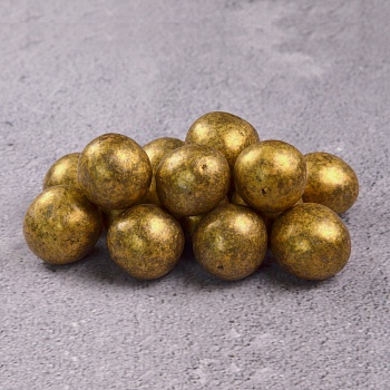 Драже праздничное Фундук Бронза в темном шоколаде