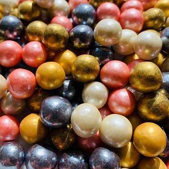 Драже Бисер L рисовые шарики в темном шоколаде