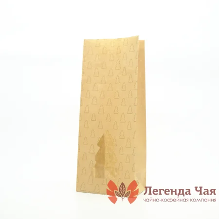 Пакет 450 гр. с окном Елка