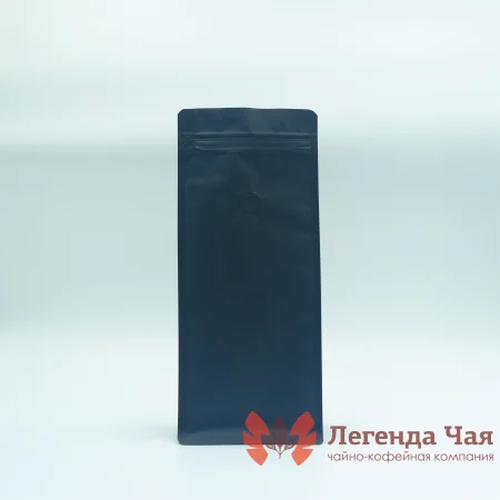 Пакет Квадропак с клапаном Черный 1000 гр.