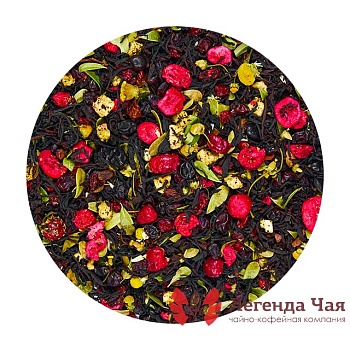 Черный чай с добавками Клюква на снегу