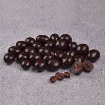 Драже Кофейные зерна со вкусом Капучино в темном шоколаде