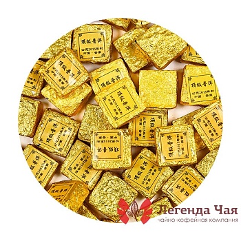Пуэр Шу Мини То Ча Золотой квадрат СТД 1348