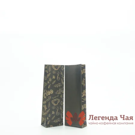 Пакет 50 гр. 2-х слойн. Кофе и чай (Черный) 55.30.170 мм