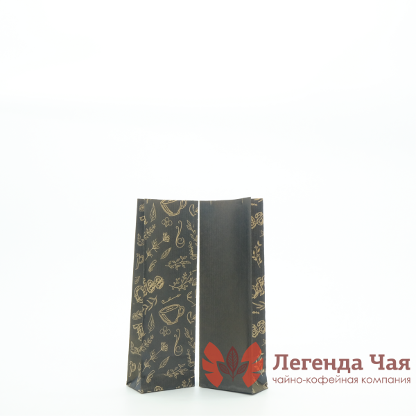 Пакет 50 гр. 2-х слойн. Кофе и чай (Черный) 55.30.170 мм