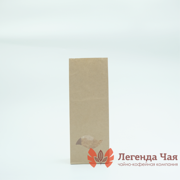 Пакет 100 гр. Крафт с окном лист 90.50.240 мм