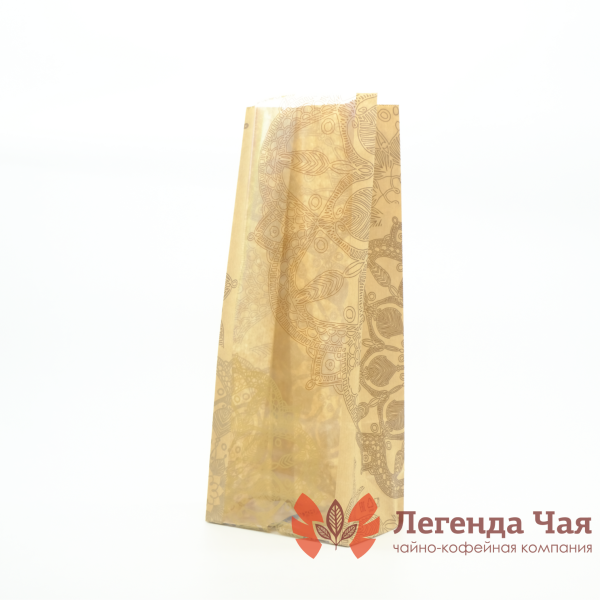 Пакет 600 гр. Крафт с прозрачной полосой Мандала 120.80.300 мм