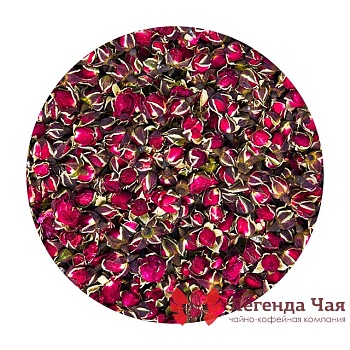 Роза СТД 1539 Бутон Розовый (зеленое основание) Сушеный 