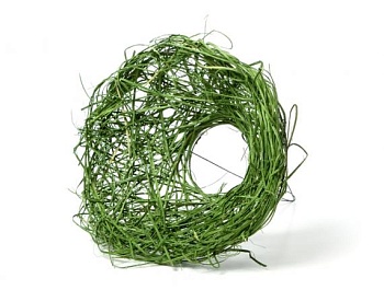 Каркас для букета 25 см., ротанг зеленый РЧК