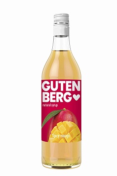 Сироп Пряный манго 1000 мл. Гутенберг (Gutenberg)