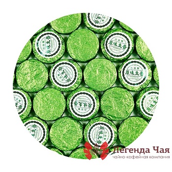 Пуэр Шен Мини То Ча Зеленая медалька