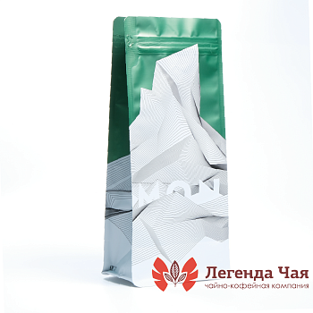 Пакет квадропак 1000 гр. Монтис Зеленый с рисунком Без окна