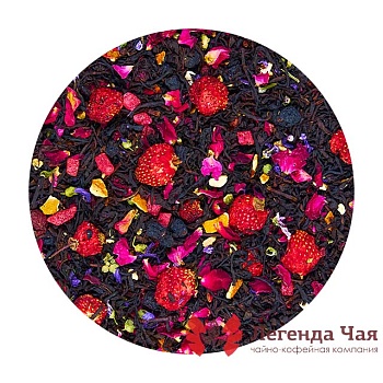 Черный чай с добавками Клубничный бергамот