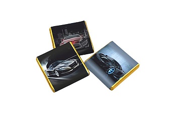 Шоколад в плитке Горький шоколад Спортивные автомобили 5 гр. 250 шт./уп. РСШ