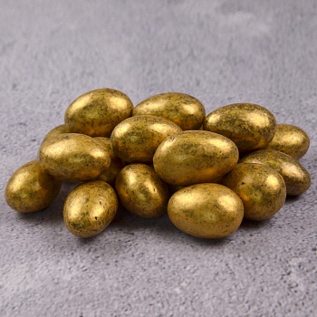 Драже праздничное Миндаль Бронза в темном шоколаде