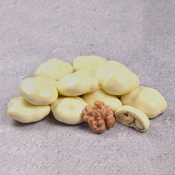 Драже Грецкий орех в белом шоколаде
