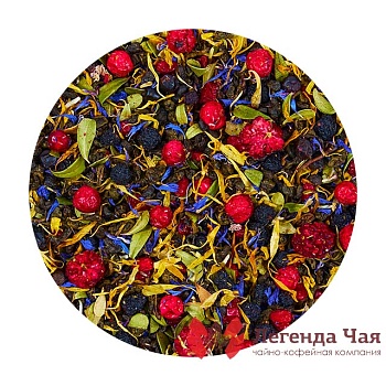 Зеленый чай с добавками Таежный сбор