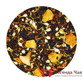 Черный чай с добавками Огни Токио