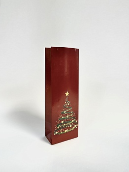Пакет 2-х слойный 100 гр. Елка Красный Без окна